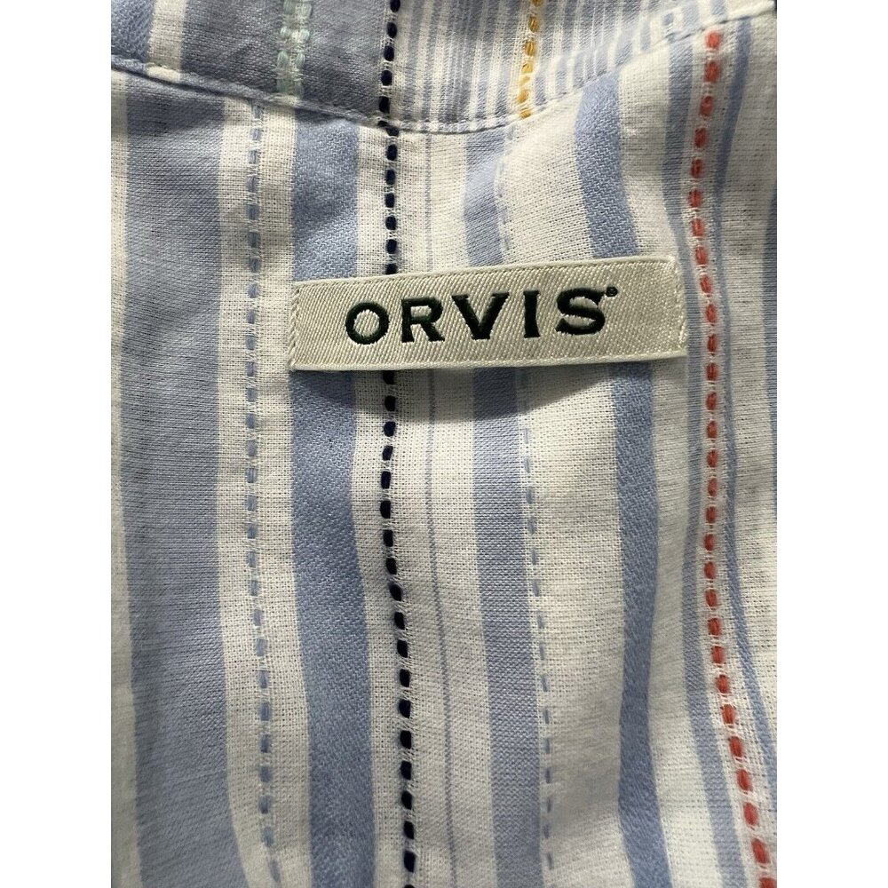 Orvis Shirt Women Size Medium Button Down Lightweight Classic Cabincore Modern - Picture 5 of 14
